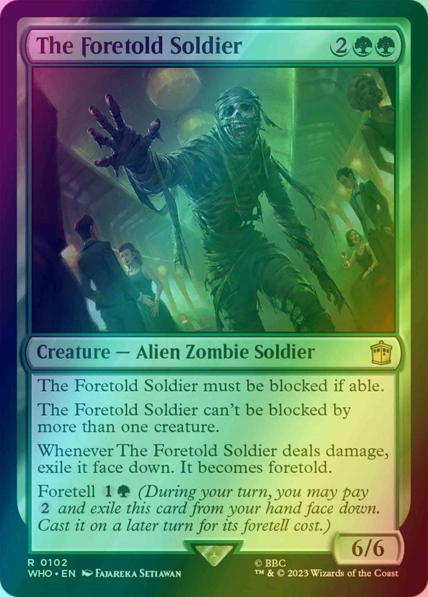 The Foretold Soldier [102] [Universes Beyond: Doctor Who] [Foil]
