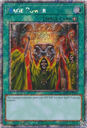 Mage Power - RA03-EN113 - Platinum Secret Rare - 1st Edition