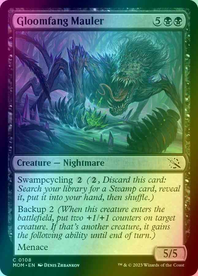 Gloomfang Mauler [108] [March of the Machine] [Foil]