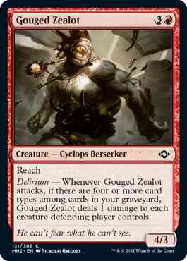 Gouged Zealot [131] [Modern Horizons 2] [Non-Foil]