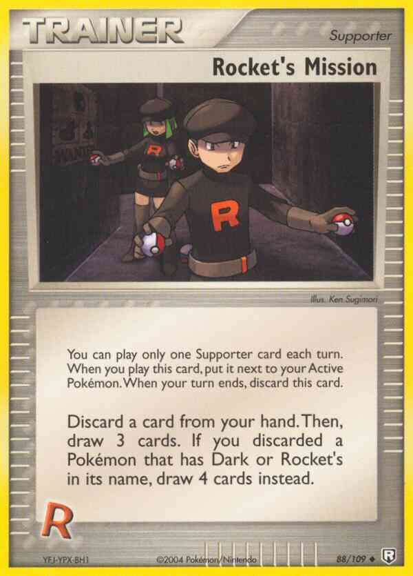 Rocket's Mission - 88/109 - Uncommon [ex7-88] [Reverse Holo]