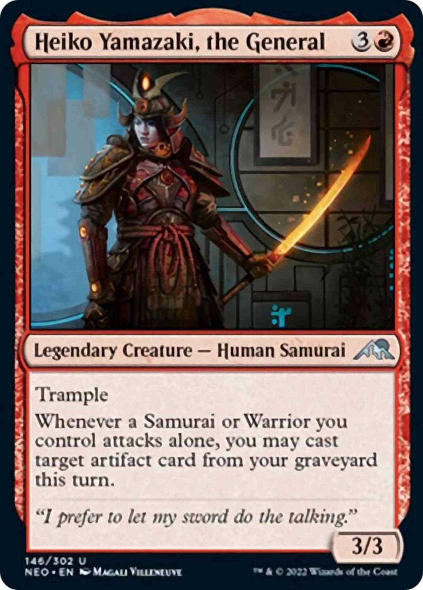 Heiko Yamazaki, the General [146] [Kamigawa: Neon Dynasty] [Non-Foil]