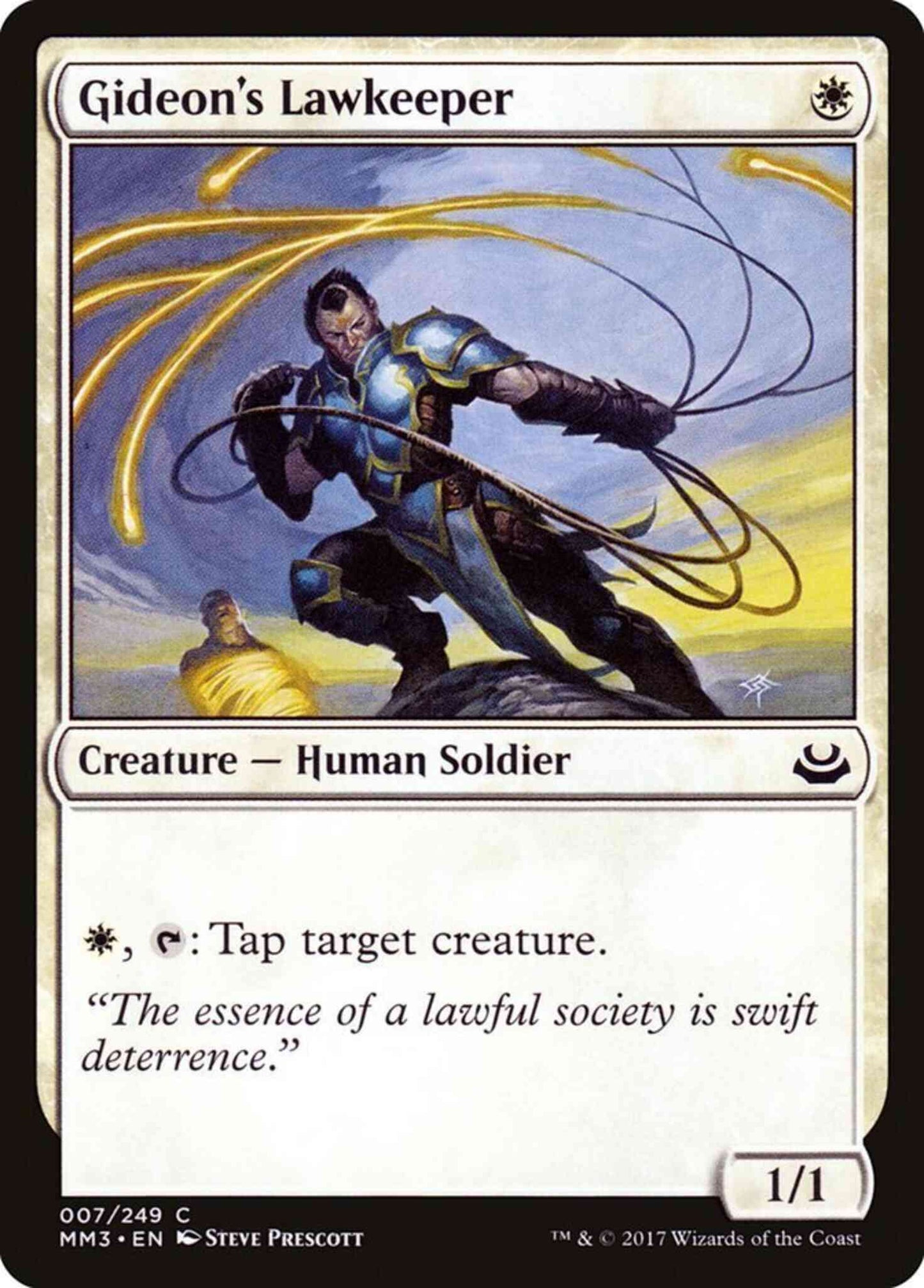 Gideon's Lawkeeper [Modern Masters 2017] [Non-Foil]