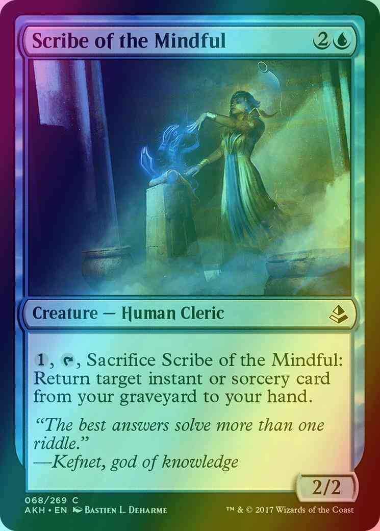 Scribe of the Mindful [68] [Amonkhet] [Foil]
