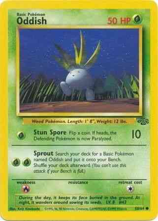 Oddish - 58/64 - Common - Unlimited [base2U-58] [Non-Holo]