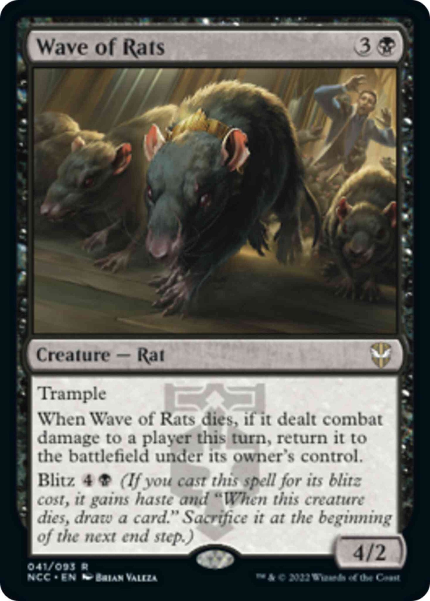 Wave of Rats [41] [Streets of New Capenna: Commander] [Non-Foil]