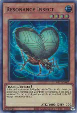 Resonance Insect - OP17-EN007 - Super Rare - Unlimited