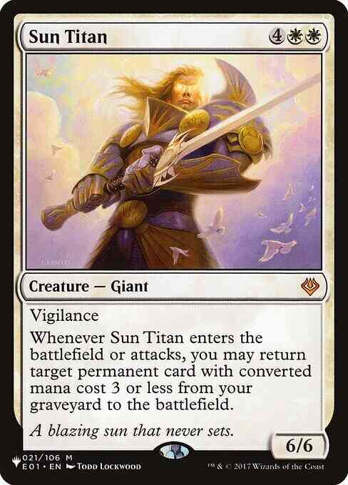 Sun Titan [E01-21] [The List] [Non-Foil]