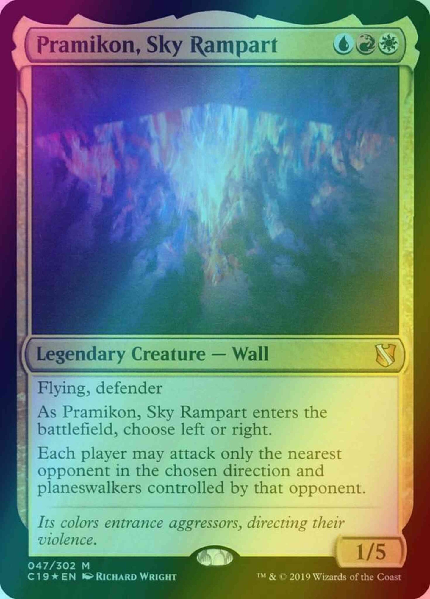 Pramikon, Sky Rampart [47] [Commander 2019] [Foil]
