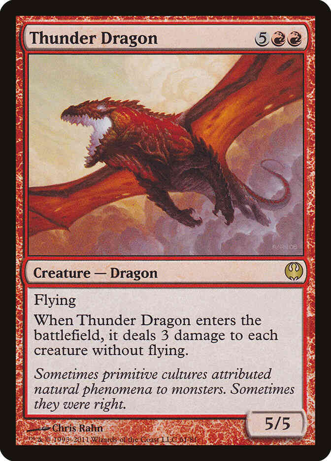 Thunder Dragon [61] [Duel Decks: Knights vs. Dragons] [Non-Foil]
