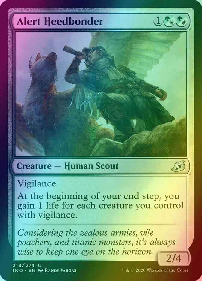 Alert Heedbonder [218] [Ikoria: Lair of Behemoths] [Foil]