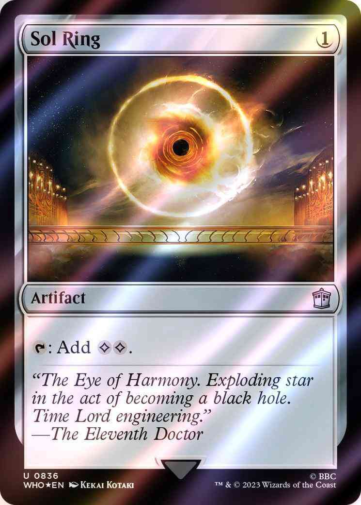 Sol Ring [836] [Universes Beyond: Doctor Who] [Surge Foil]