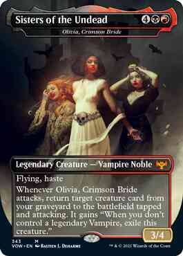 Sisters of the Undead - Olivia, Crimson Bride [343] [Dracula Series] [Innistrad: Crimson Vow] [Non-Foil]