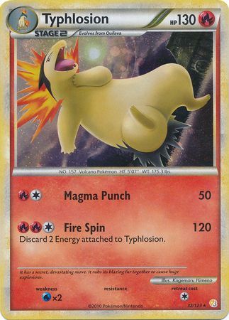 Typhlosion - Holo Rare - 32/123 - Rare [hgss1-32] [Holo]