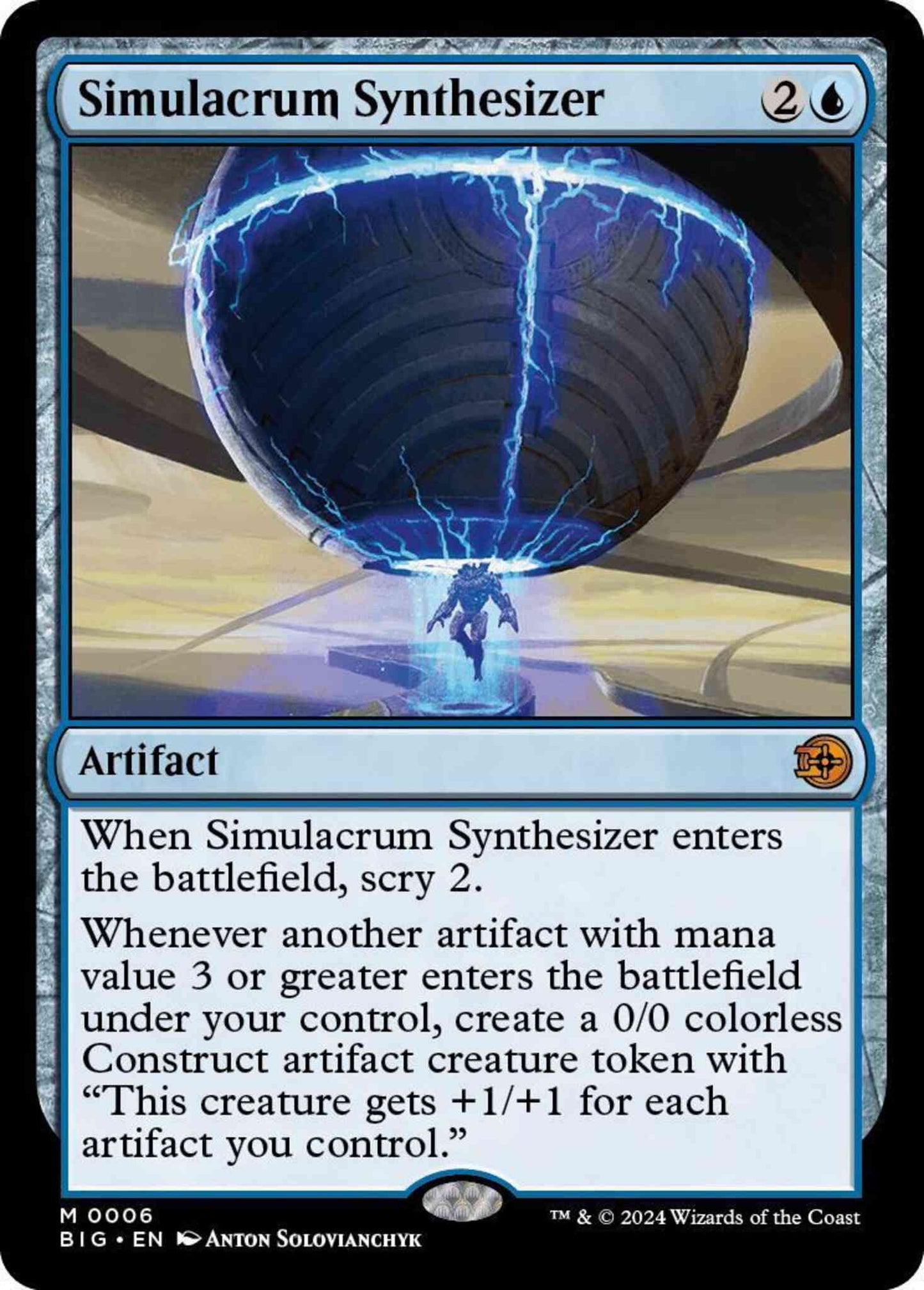 Simulacrum Synthesizer [6] [The Big Score] [Non-Foil]