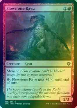 Flowstone Kavu [125] [Dominaria United] [Foil]