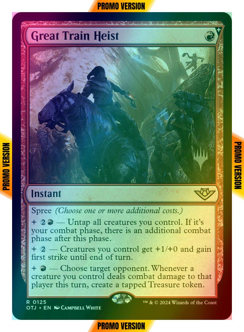 Great Train Heist [125p] [Promo Pack] [Outlaws of Thunder Junction: Promos] [Foil]