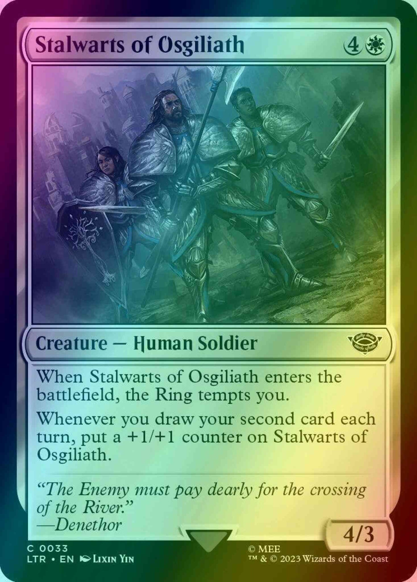 Stalwarts of Osgiliath [33] [The Lord of the Rings: Tales of Middle-earth] [Foil]