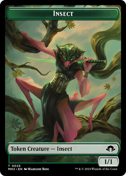 Beast Token (15) // Insect Token (25) [Modern Horizons 3: Commander: Tokens] [Non-Foil]
