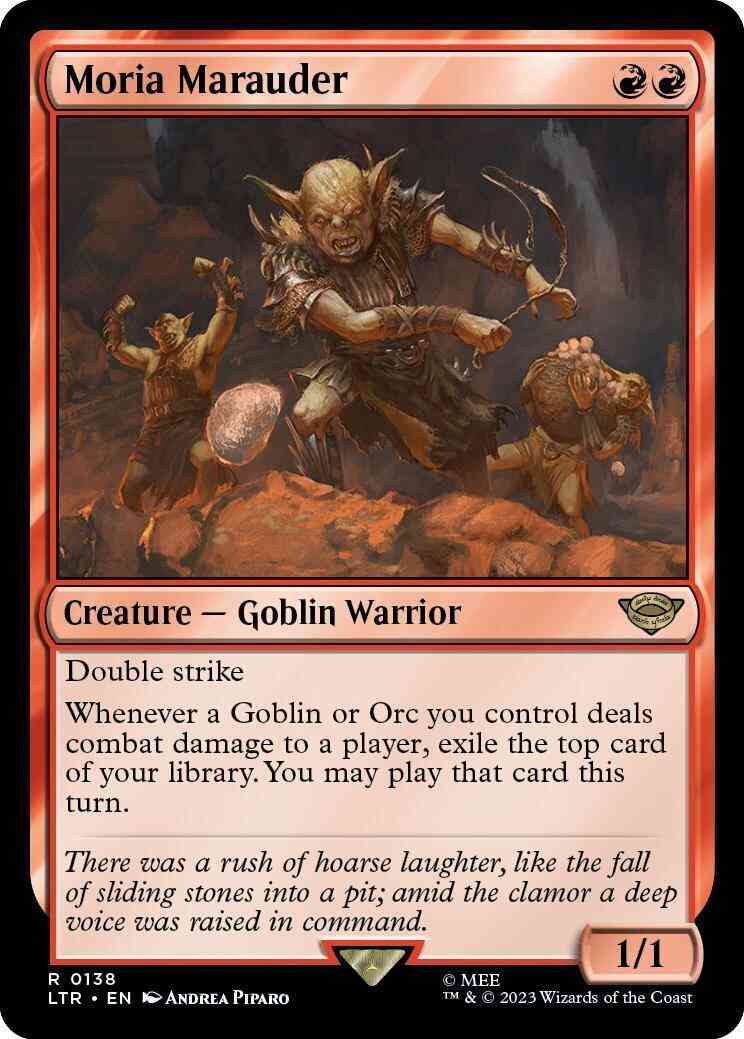 Moria Marauder [138] [The Lord of the Rings: Tales of Middle-earth] [Non-Foil]