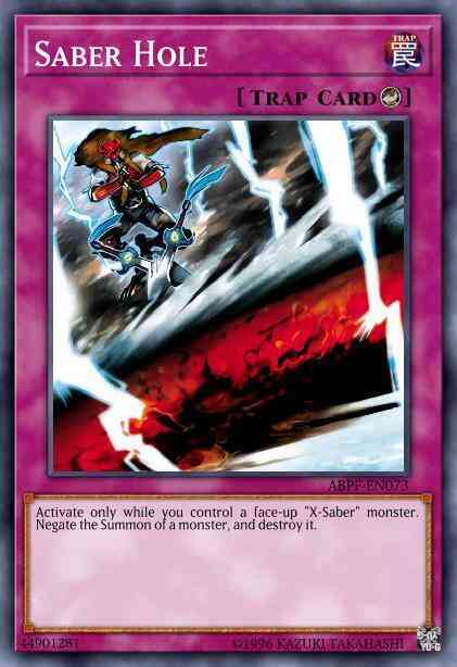 Saber Hole - ABPF-EN073 - Super Rare - 1st Edition