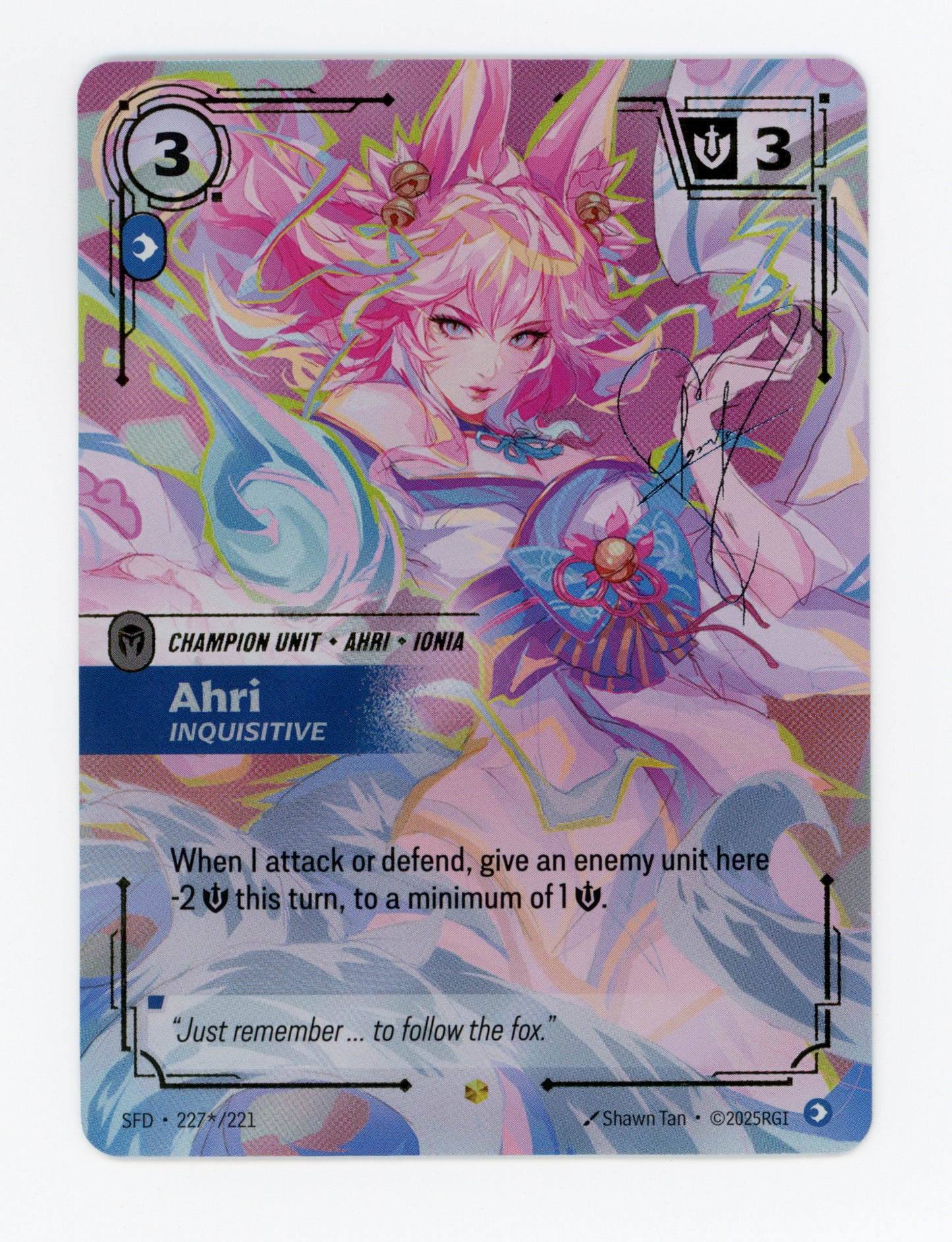 Ahri - Inquisitive — Signature|Foil — ID 18088