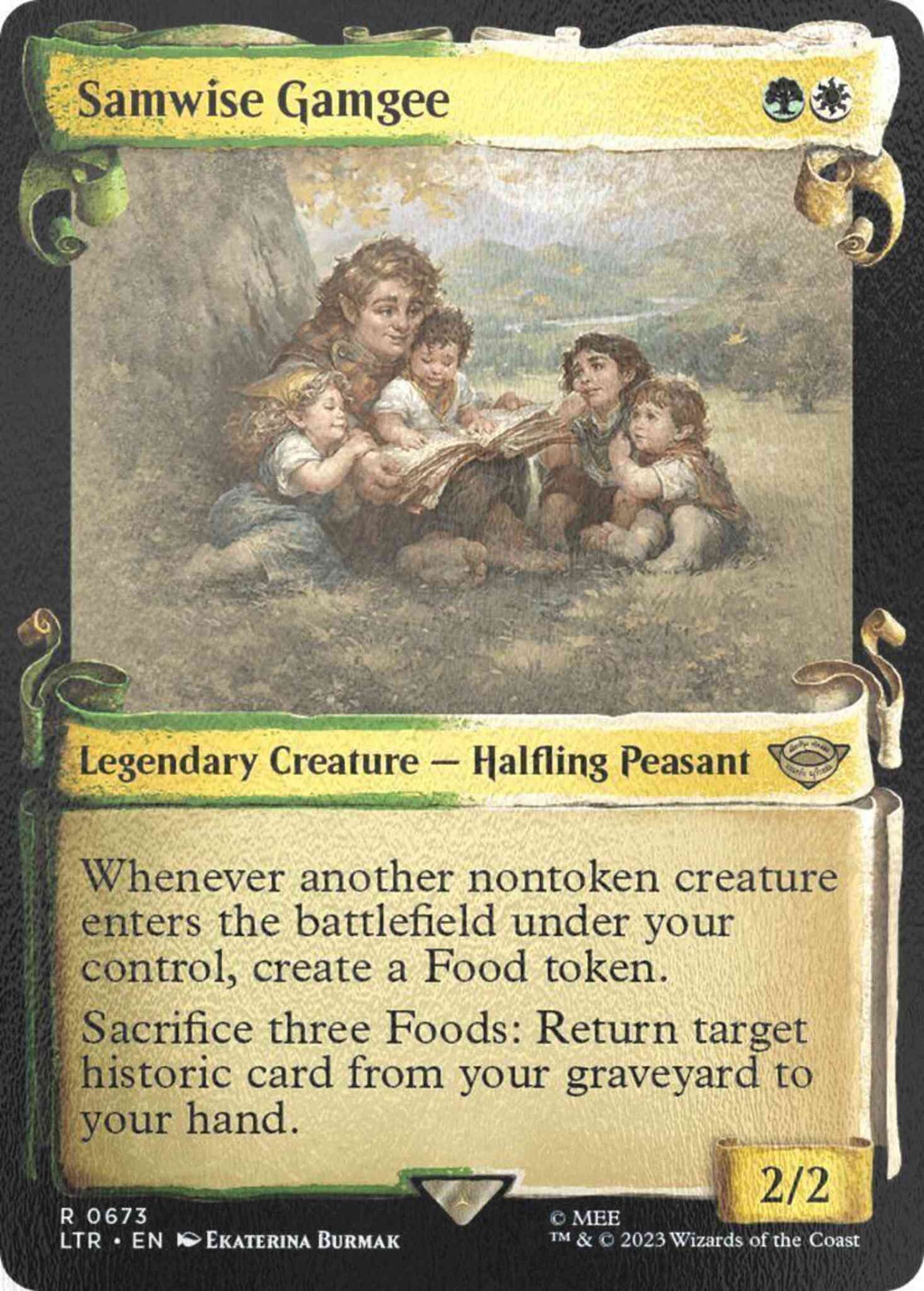 Samwise Gamgee [673] [Scrolls Showcase] [The Lord of the Rings: Tales of Middle-earth] [Silver Foil]