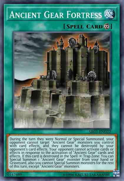 Ancient Gear Fortress - SR03-EN022 - Common - 1st Edition