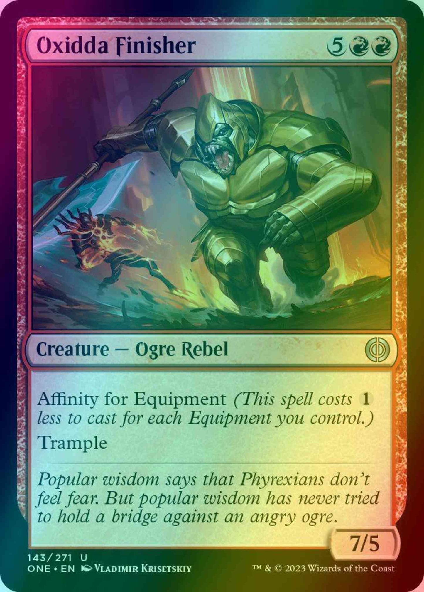 Oxidda Finisher [143] [Phyrexia: All Will Be One] [Foil]
