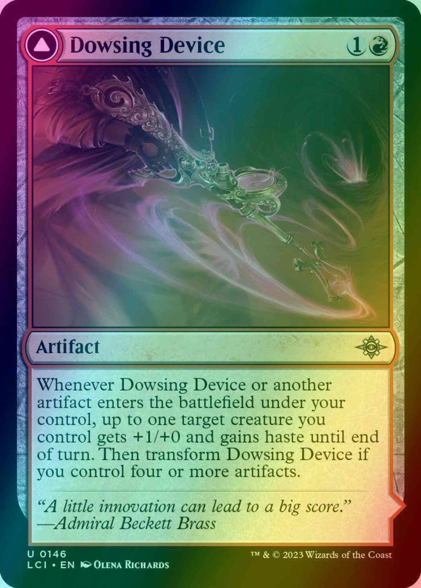 Dowsing Device // Geode Grotto [146] [The Lost Caverns of Ixalan] [Foil]
