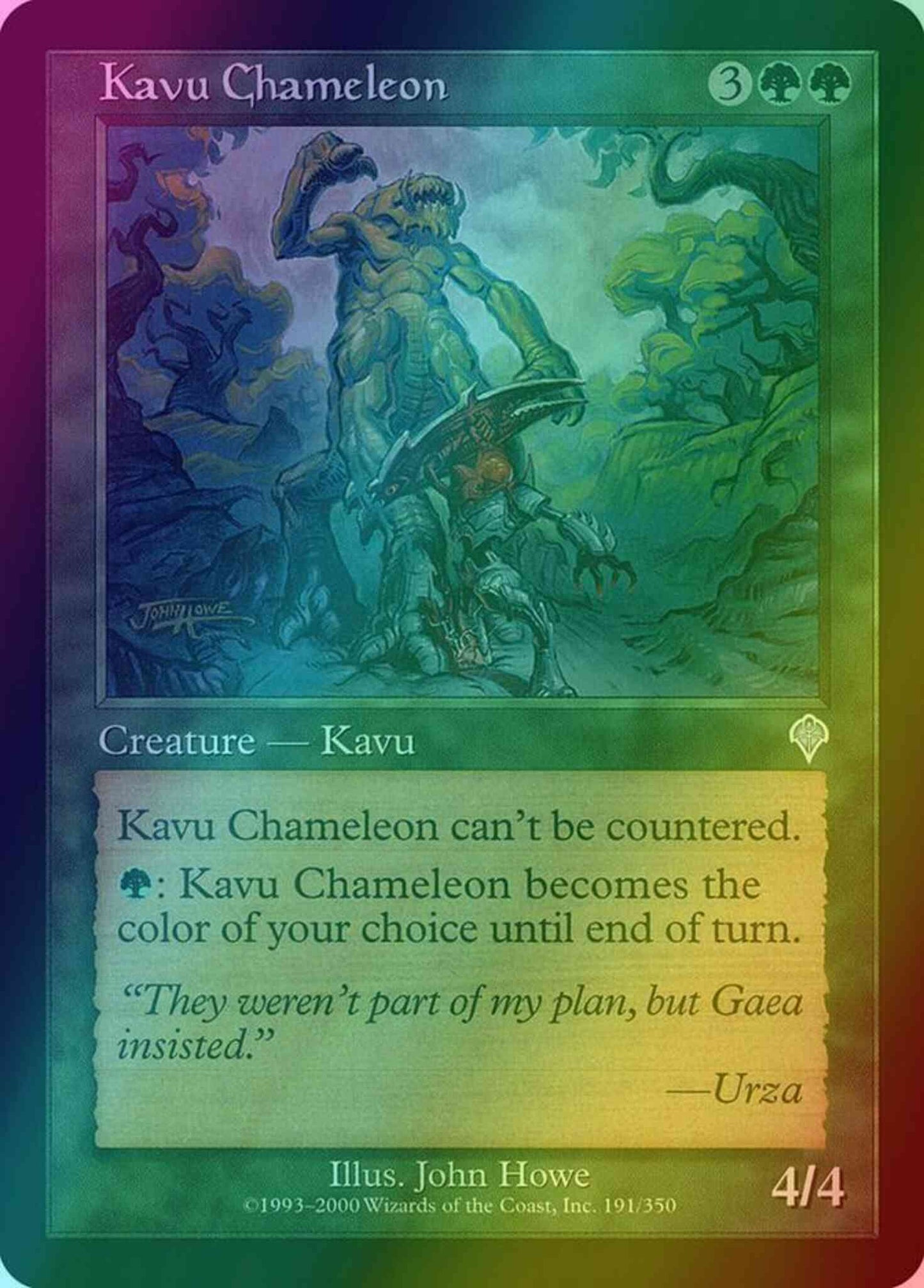 Kavu Chameleon [191] [Invasion] [Foil]