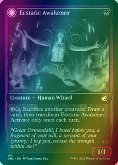 Ecstatic Awakener // Awoken Demon [100] [Innistrad: Double Feature] [Foil]