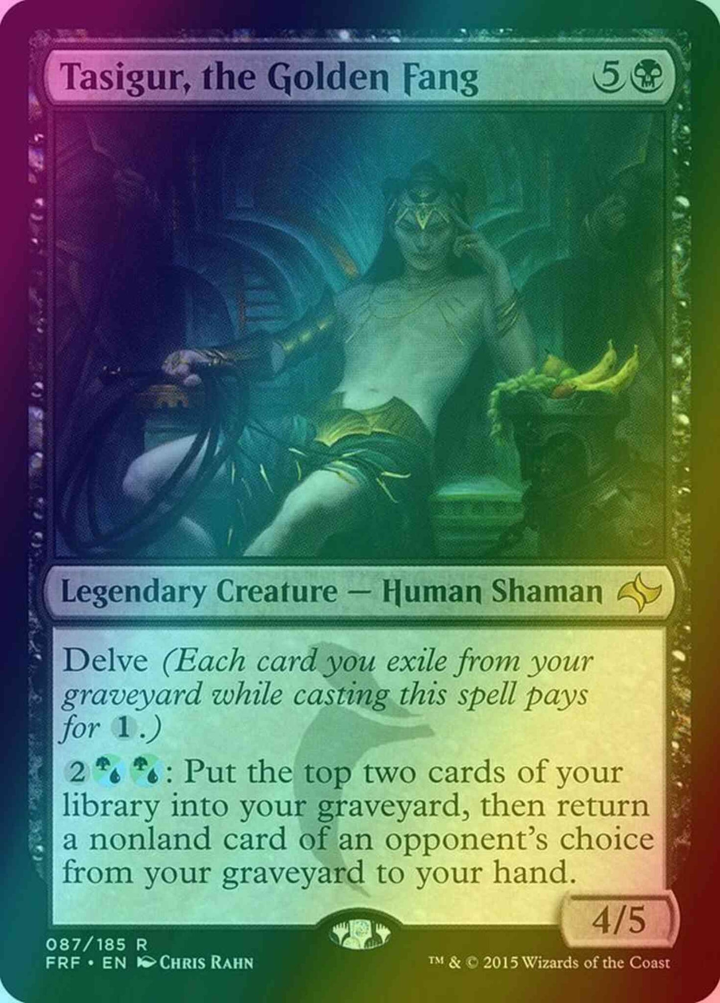 Tasigur, the Golden Fang [87] [Fate Reforged] [Foil]