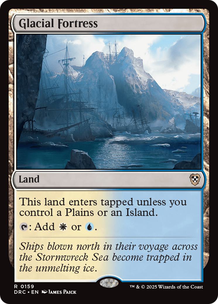 Glacial Fortress [159] [Aetherdrift: Commander] [Non-Foil]
