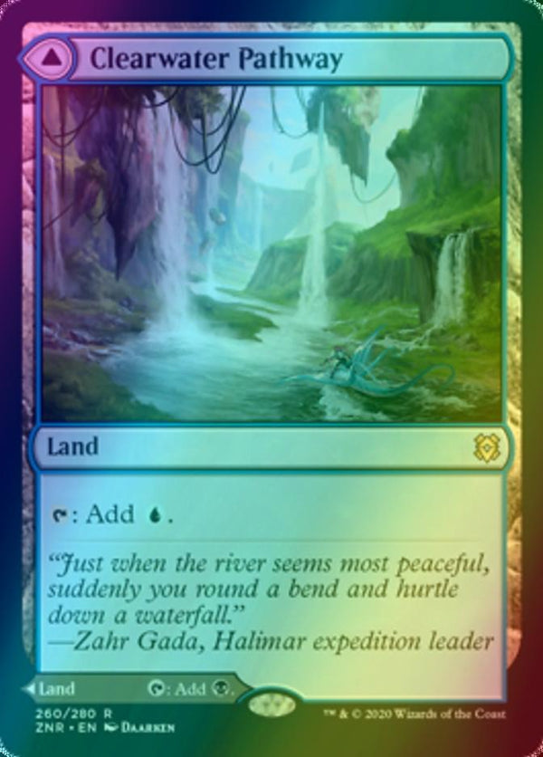 Clearwater Pathway // Murkwater Pathway [260] [Zendikar Rising] [Foil]