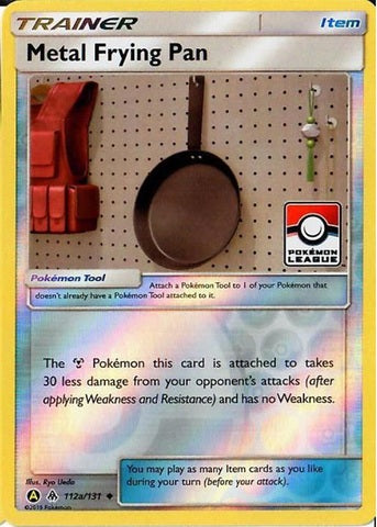 Metal Frying Pan - 112a/131 - Reverse Holo - League Promo [Reverse Holo]