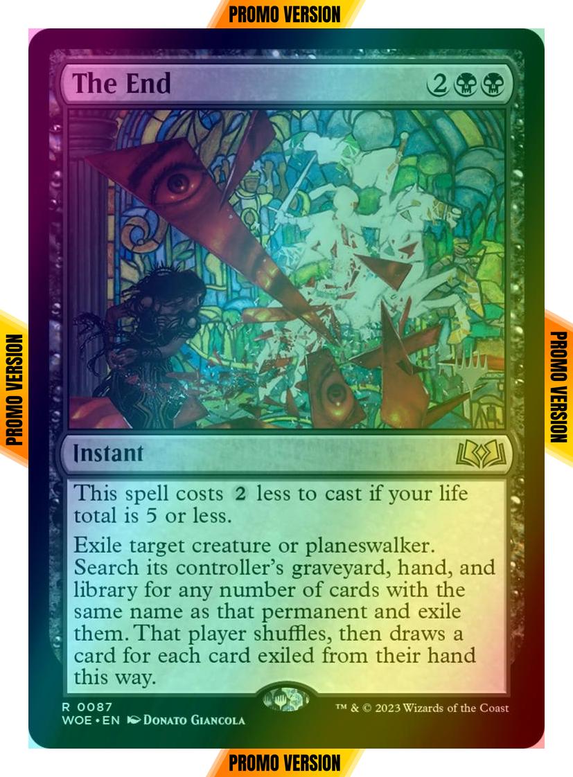 The End [87p] [Promo Pack] [Wilds of Eldraine: Promos] [Foil]