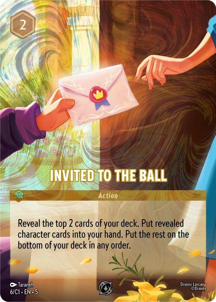 Invited to the Ball - 6/C1 [Disney Lorcana Promo Cards] [Holofoil]