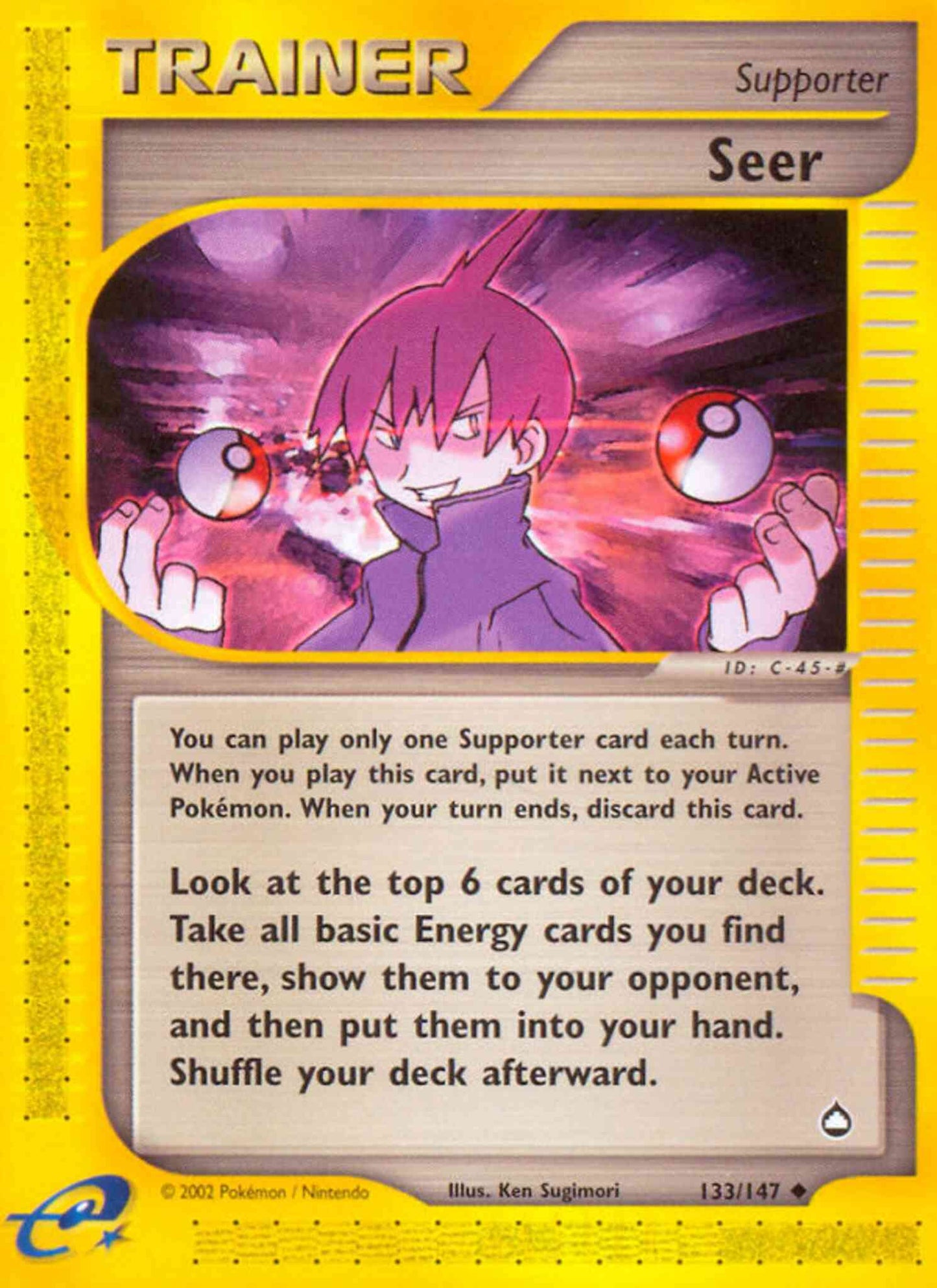 Seer - 133/147 - Uncommon [ecard2-133] [Non-Holo]