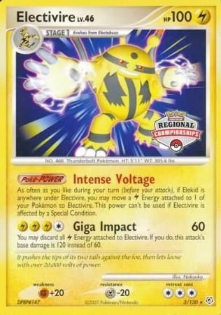 Electivire - 3/130 - Regional Championship Promo [Holo]