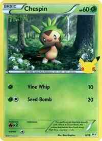 Chespin - McDonald's 25th Anniversary - 6/25 - Promo [mcd21-6] [Holo]