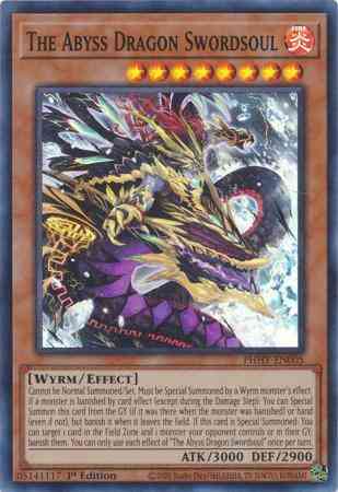 The Abyss Dragon Swordsoul - PHHY-EN005 - Super Rare - 1st Edition