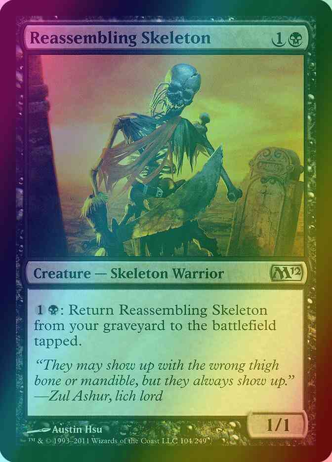 Reassembling Skeleton [104] [Magic 2012] [Foil]