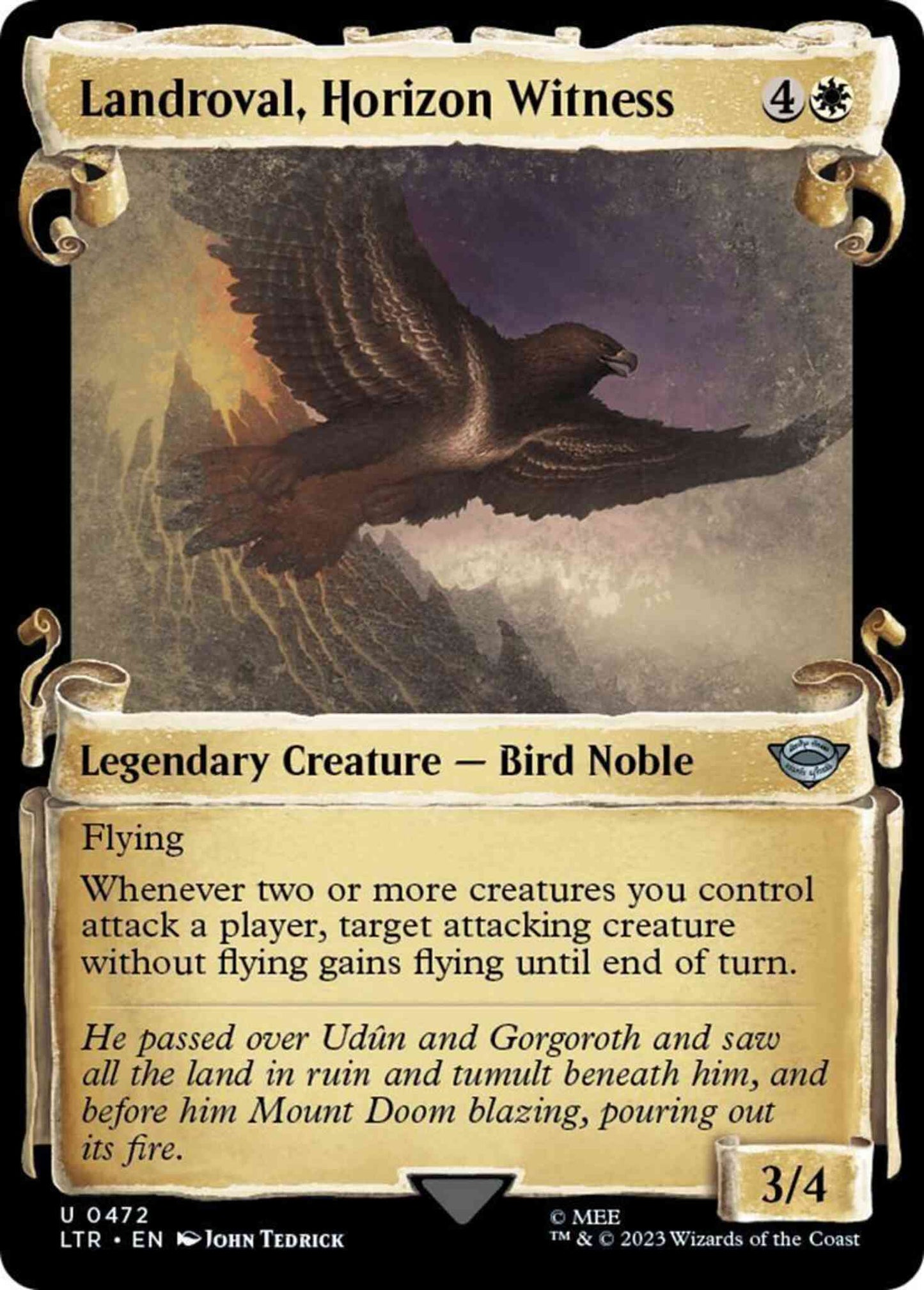 Landroval, Horizon Witness [472] [Scrolls Showcase] [The Lord of the Rings: Tales of Middle-earth] [Non-Foil]
