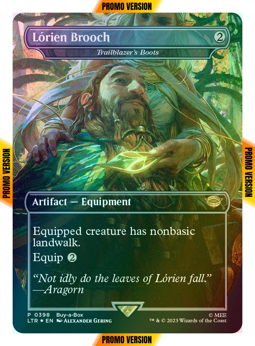 Lórien Brooch - Trailblazer's Boots [398] [Borderless] [Buy a Box] [The Lord of the Rings: Tales of Middle-earth] [Foil]