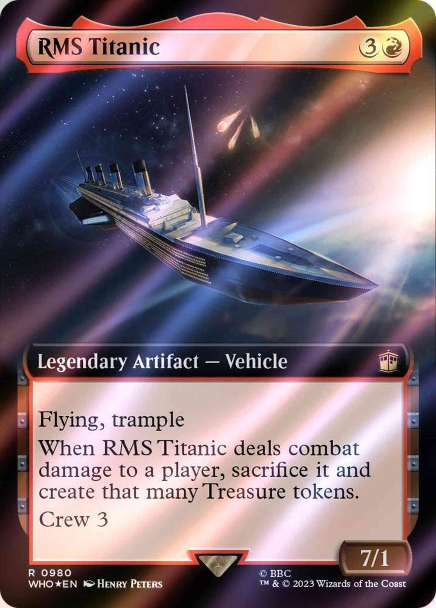 RMS Titanic [980] [Extended Art] [Universes Beyond: Doctor Who] [Surge Foil]
