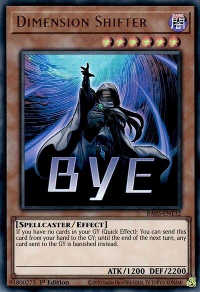 Dimension Shifter - Stamp - RA05-EN132 - Ultra Rare - 1st Edition