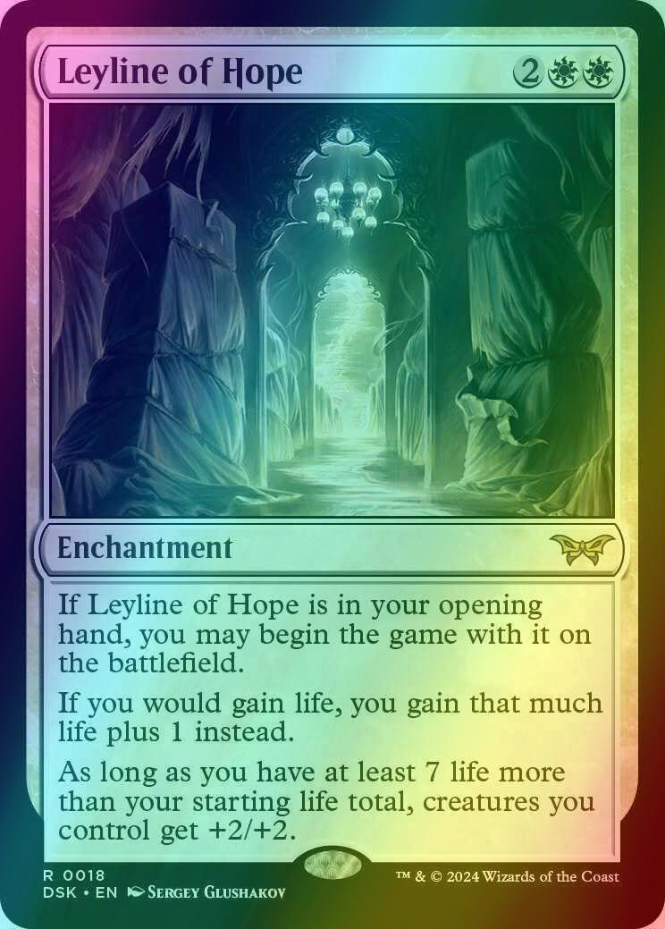 Leyline of Hope [18] [Duskmourn: House of Horror] [Foil]