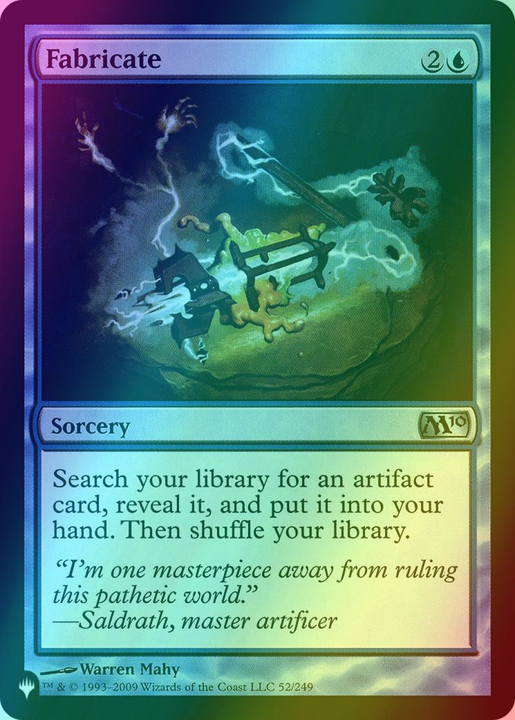 Fabricate [M10-52] [The List] [Foil]