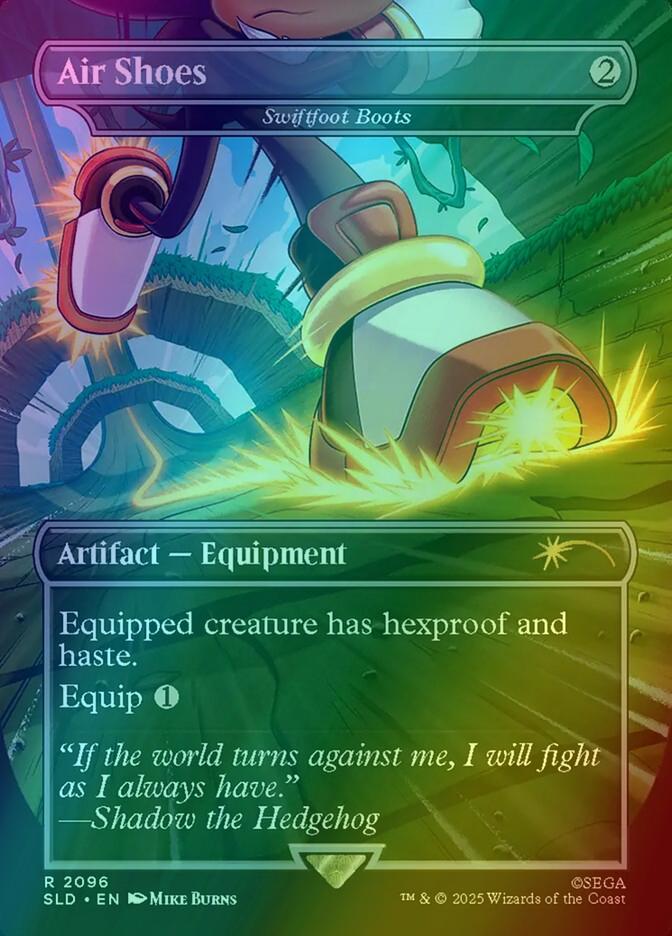 Air Shoes - Swiftfoot Boots [2096] [Borderless] [Secret Lair X Sonic: Turbo Gear] [Secret Lair Drop] [Foil]